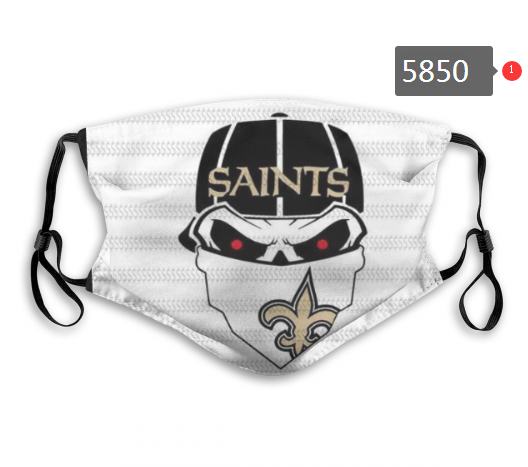 2020 NFL New Orleans Saints #1 Dust mask with filter